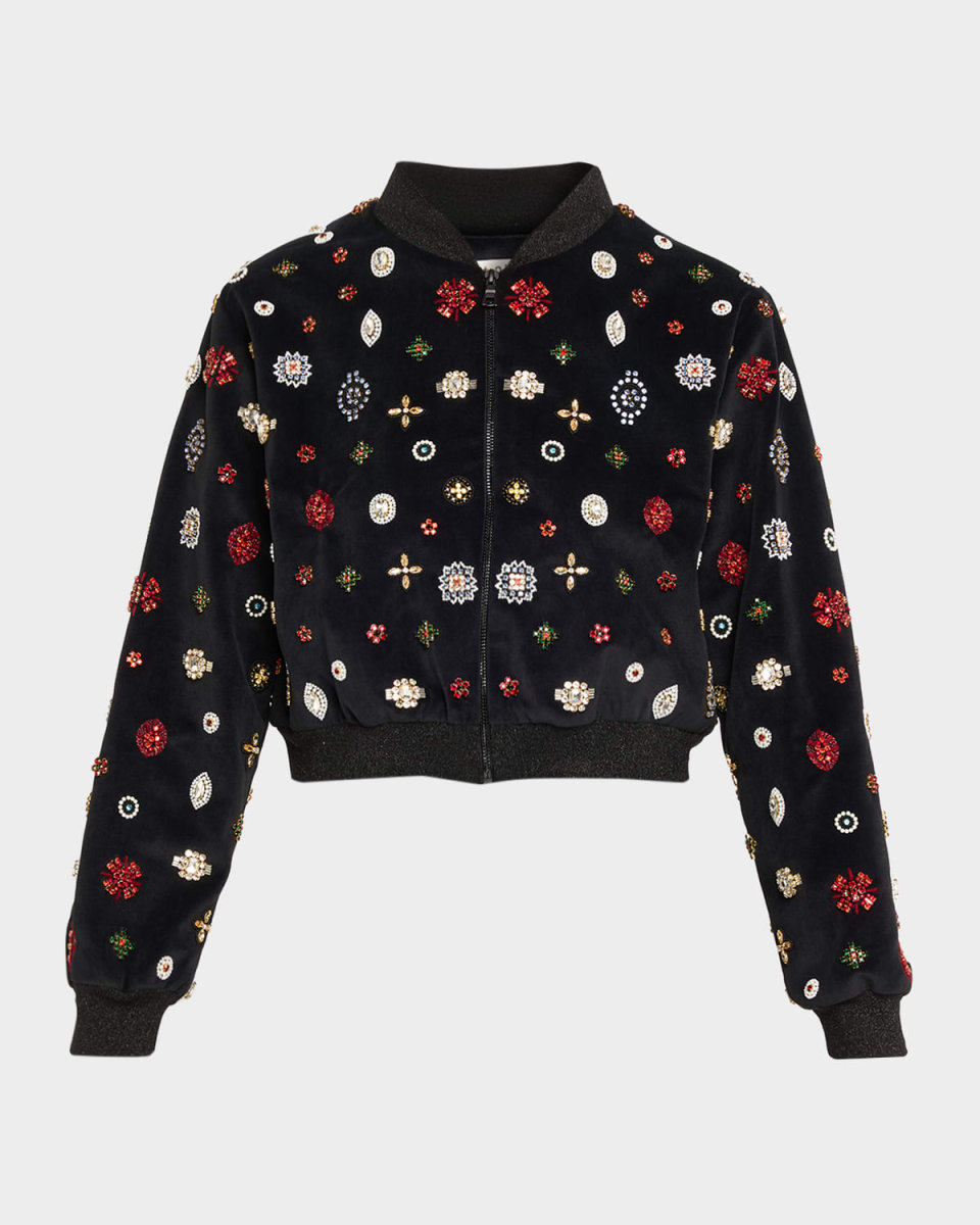 Jackie Embellished Bomber Jacket